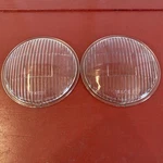 Vintage Yankee 6 1/4" Driving Fog Lamp Glass Lens Pair. Fixed Price $44.99.