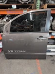 Used Front Left Door Assembly Fits: 2014 Nissan Titan Electric W/body Side. Fixed Price $425.00.