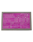 Mercedes-benz Sticker Tire Pressure R107 1075840039. Fixed Price $9.18.