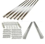 Bed Strips Kit Chevy 1947 - 1951 Plain Steel Original Short Wood Stepside. Fixed Price $252.09.