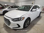 Driver Rear Side Door W8-QUARTZ White Fits 17-20 Elantra 1318294. Fixed Price $150.00.