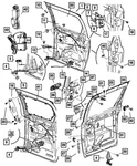 Genuine Mopar Sliding Door Bumper Left 4894593AA. Fixed Price $5.29.