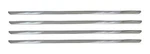 Hood Side Trim Mouldings Stainless 1948-50 Ford Pickup Truck #7C-16720-S. Fixed Price $89.95.