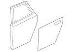 Genuine Mazda Door Shell BBY9-73-02XH. Fixed Price $855.35.