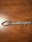 1970-74 Dodge Challenger Emblem Script Badge Trunk Fender Mopar Vintage Oem Used. Fixed Price $40.00.