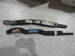58-60 C1 Corvette Lh/rh Bumperette Support Brackets--gm #3739331/332-NOS-NCRS!. Fixed Price $199.95.