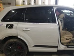 19 Audi Q7 Prestige Door White With Carbon Fiber Rear Right Passenger. Fixed Price $550.00.