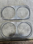 1966 Ford Thunderbird Left And Right Headlight Bezel C6SB-13064-A C6SB-13052-A. Fixed Price $59.99.