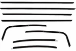 1970-1972 Chevrolet Chevelle Door Hardtop Window Sweep Seals Belt Line Molding. Fixed Price $204.97.