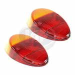 Euro Tail Light Lens Set (pair) Red/amber Volkswagen T1 Bug Beetle 1962-1967. Fixed Price $22.44.