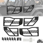 4DR Textured Tube Safari Tubular Doors Front & Rear For Jeep Wrangler Jk 07-18. Fixed Price $178.85.