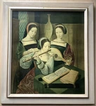 Mid Century Board Print Three Musicians. Fixed Price $101.00.