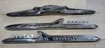 1958 Chevrolet Pickup Suburban Cameo V8 Hood Emblem Fender Set Survivors. Fixed Price $489.95.