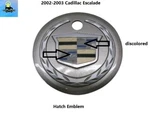 15066599 2002 2003 Cadillac Escalade Hatch Badge Decal Emblem. Fixed Price $39.00.