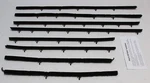 1966 1967 Buick Skylark 2 Door Hardtop Authentic Piece Felt Kit, CBU118A. Fixed Price $204.00.