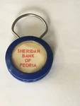 Vintage Sheridan Peoria Illinois Keychain, Ring Banking. Fixed Price $19.95.