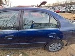 2003 Honda Civic Left Rear Door Shell Sedan Blue Used 130-58574AL Local Pickup. Fixed Price $284.95.